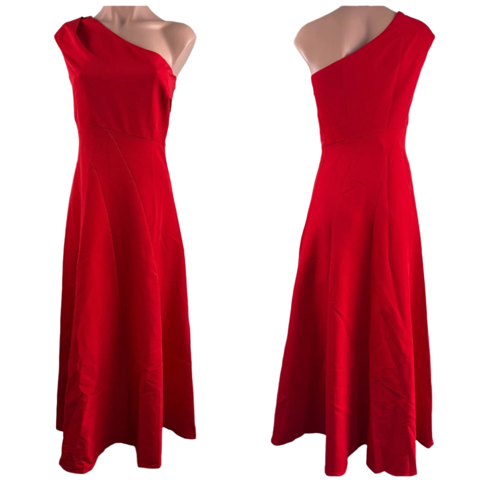 Tuckernuck x India Hicks Scarlet Carmen One Shoulder Dress Medium