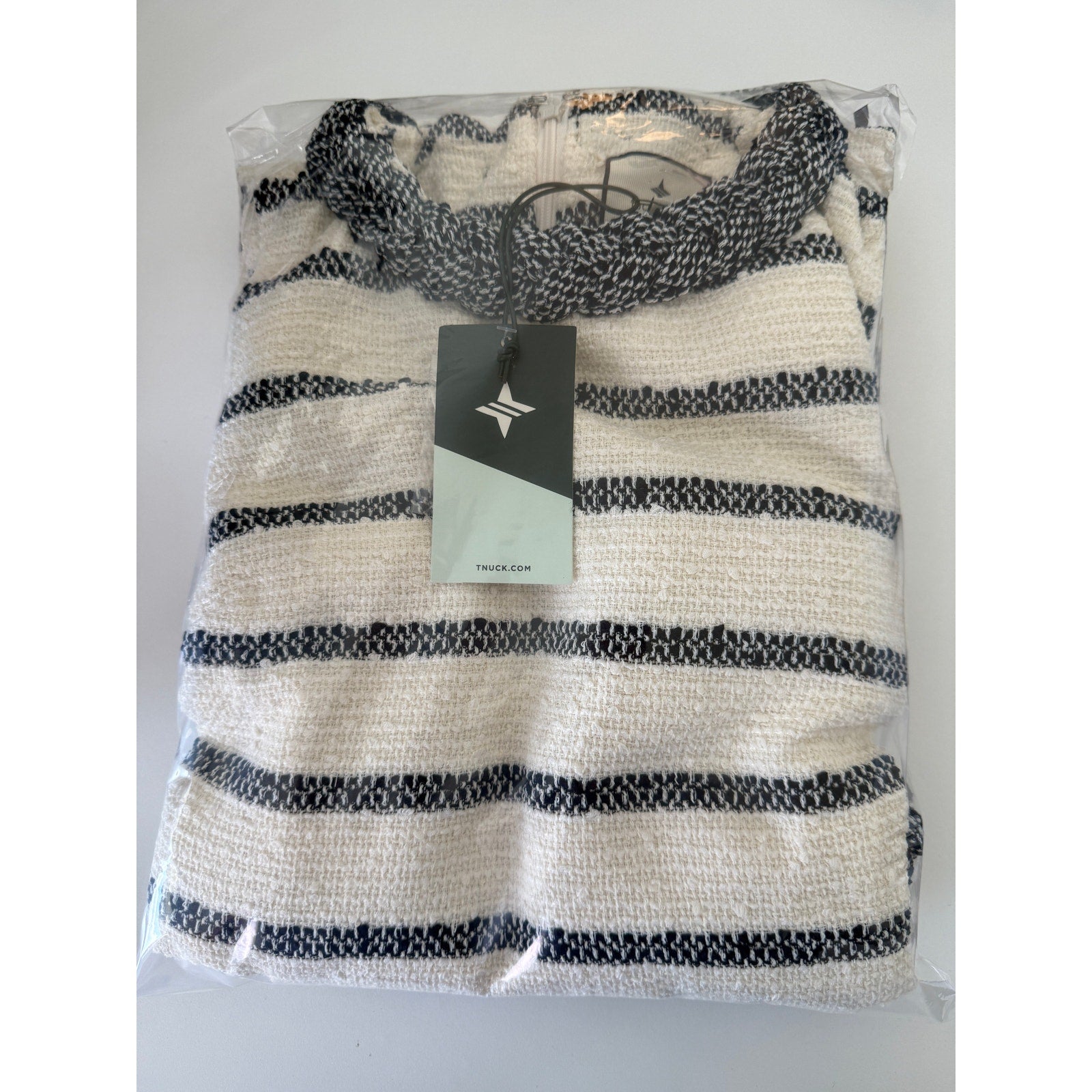 Tuckernuck Tweed Sleeveless Jackie Dress Navy Stripes  Size S