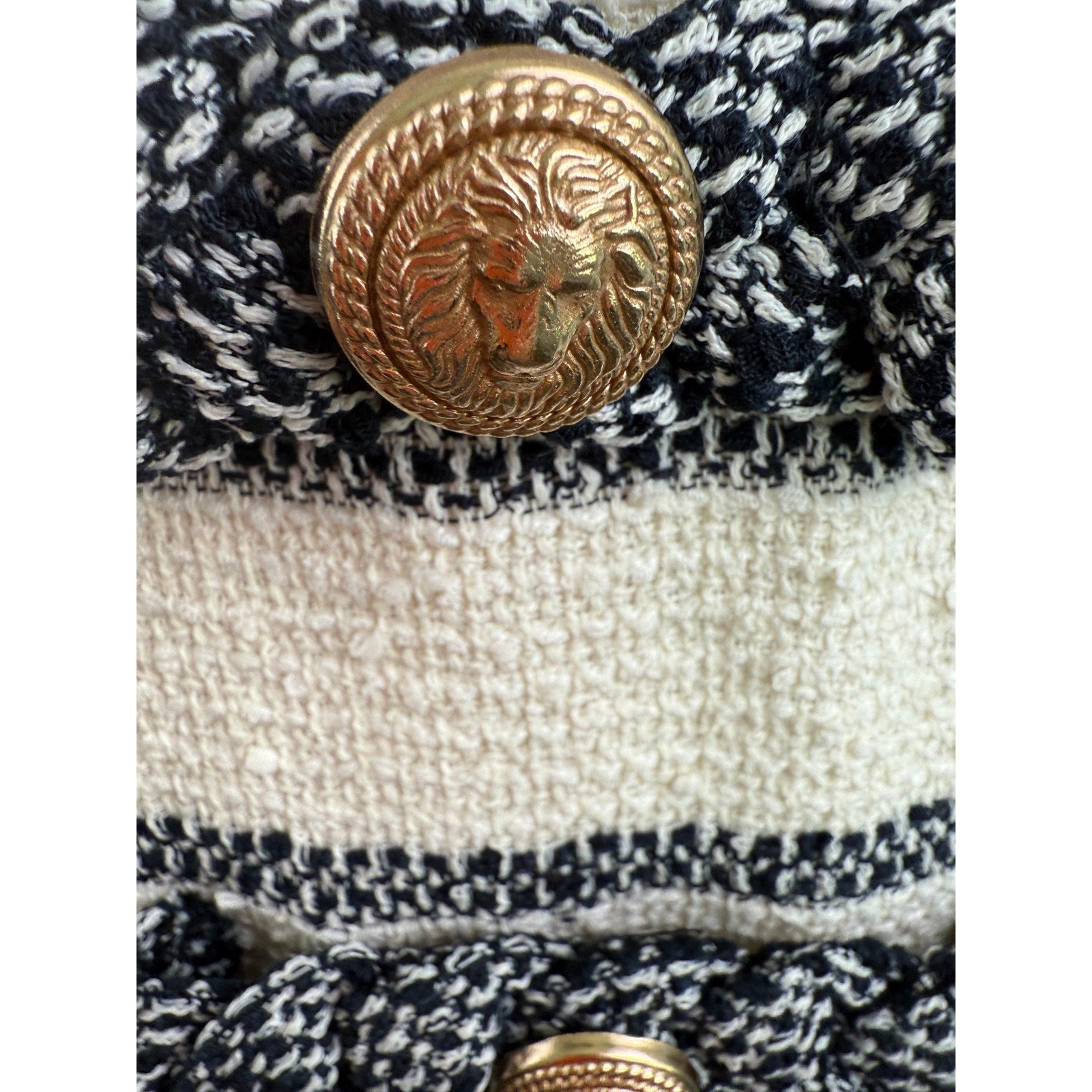 Tuckernuck Tweed Sleeveless Jackie Dress Navy Stripes  Size S