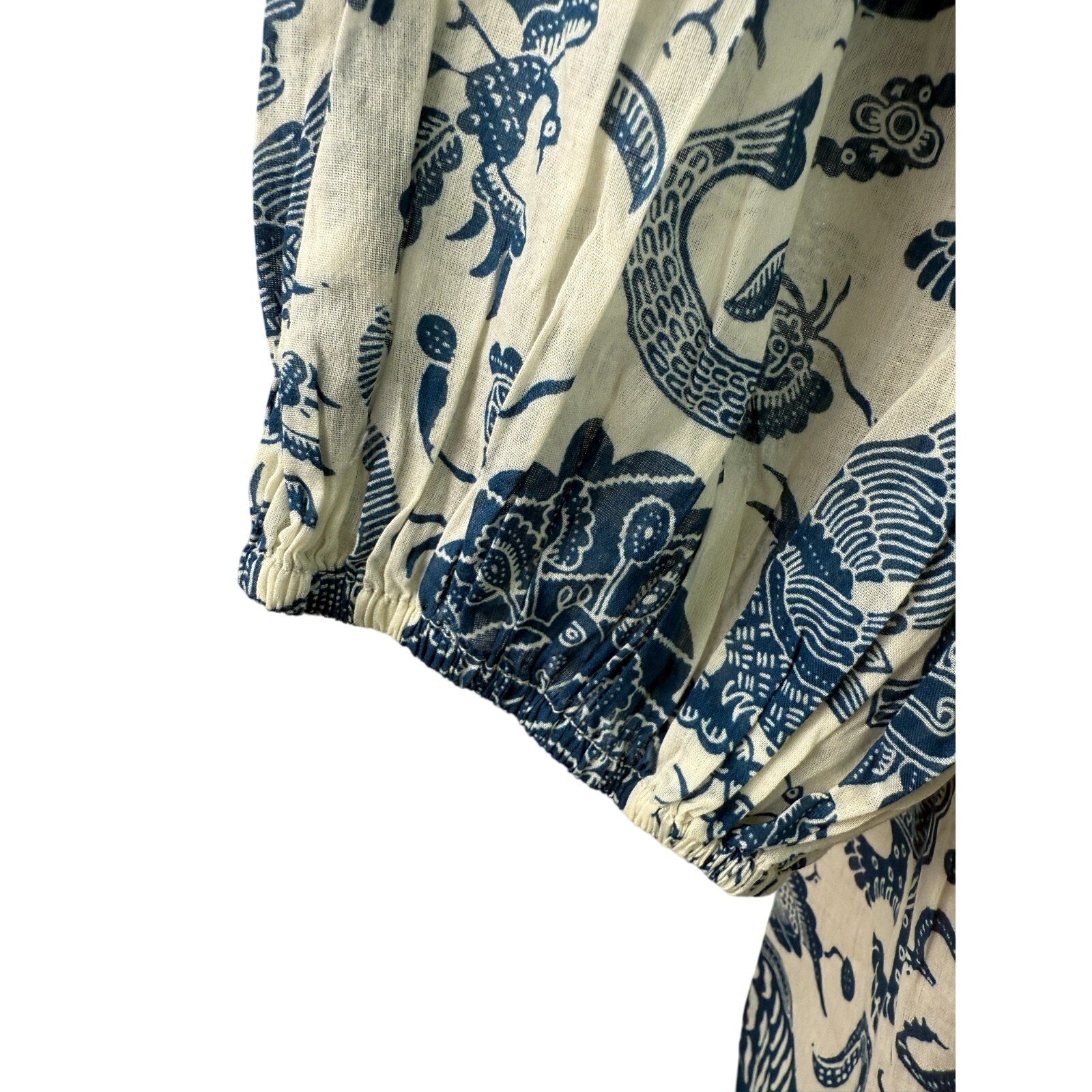 Rhode Sariska Safari Ruby Border Print Relaxed Fit Mini Dress  Size XS