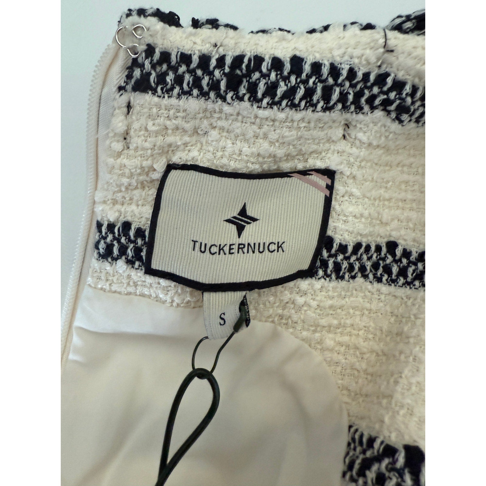 Tuckernuck Tweed Sleeveless Jackie Dress Navy Stripes  Size S