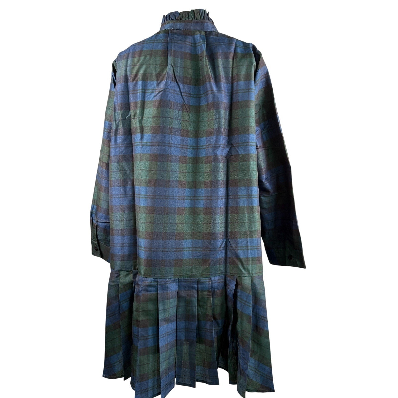 Tuckernuck Blackwatch Tate Plaid Callahan Long Sleeve Mini Dress Size XXL