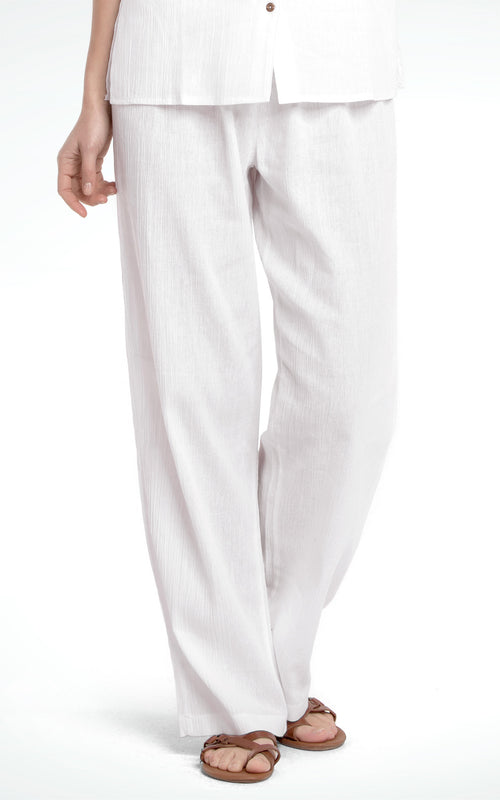 Women's Gauze Cotton Beach Pants